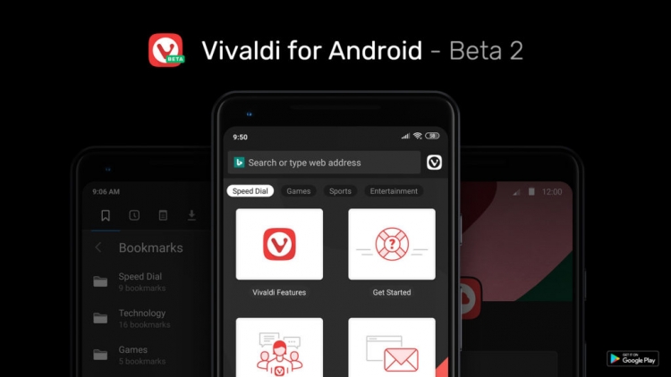 Вышла вторая бета браузера&nbsp;Vivaldi для Android"