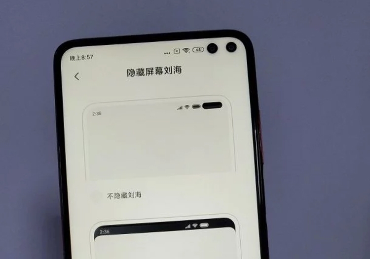 У смартфонов Xiaomi Redmi K30 оказалось два отверстия в экране, а не одно"