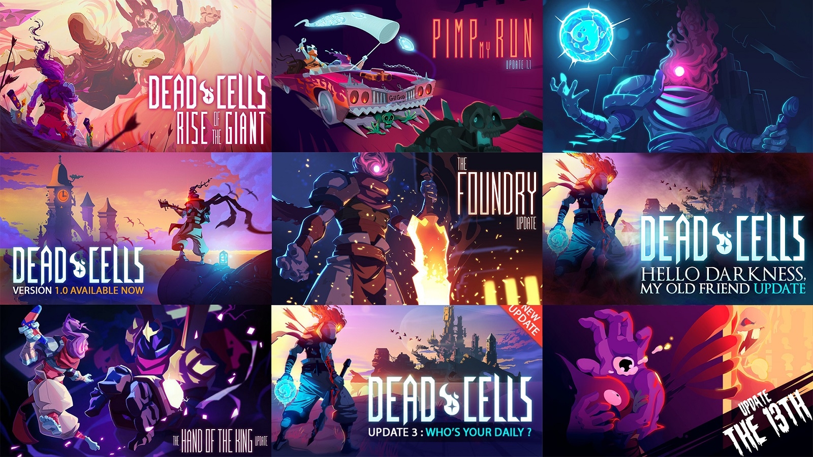 Карта локаций в dead cells