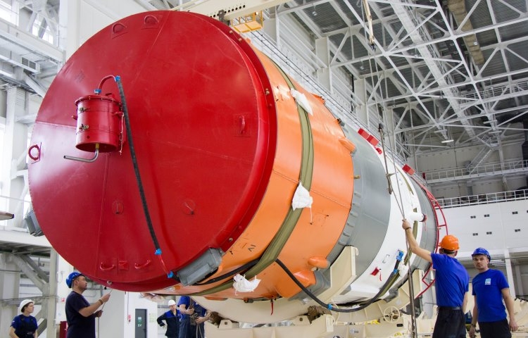 Сборка ракеты-носителя «Союз-2.1б» начата на космодроме Восточный