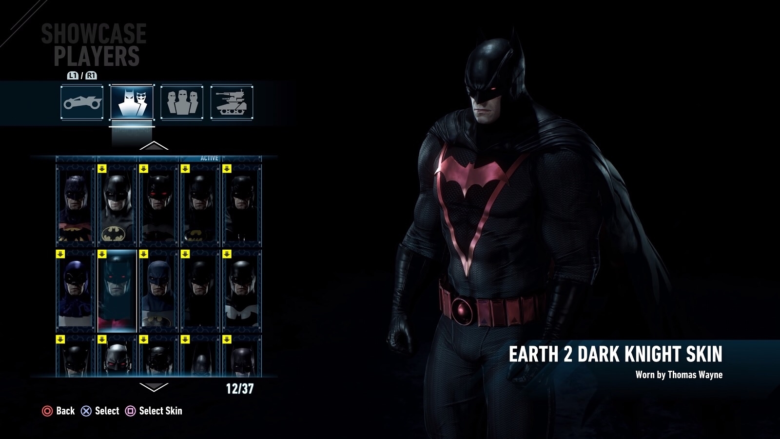 Batman premium edition. Batman Arkham City Бэтмен Earth 2. 4 Костюм Batman Arkham Knight. Костюм Бэтмена из Аркхем Сити. Batman Arkham Knight Earth 2 Dark Knight Skin.