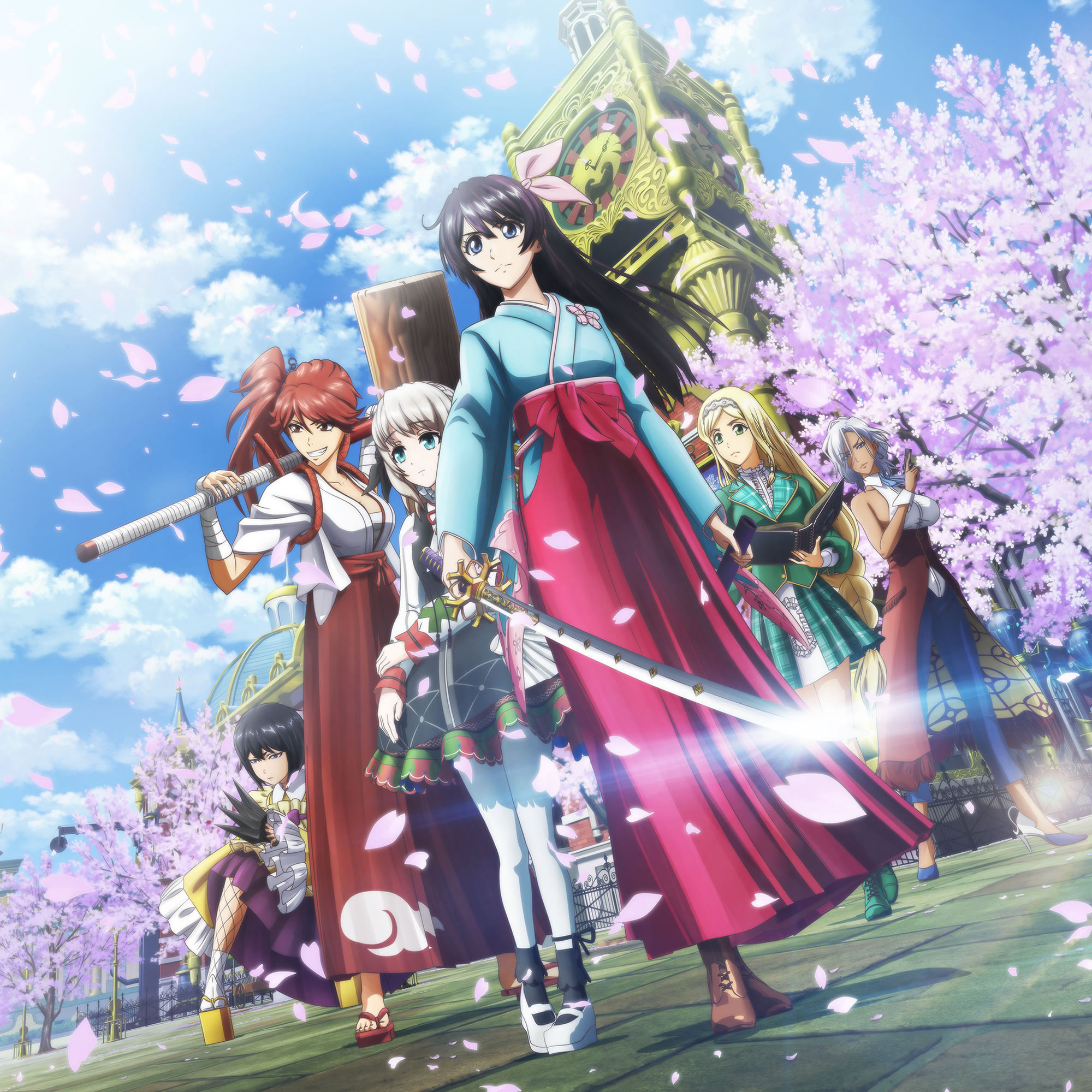 Показы аниме по мотивам «Войн Сакуры» начнутся 3 апреля