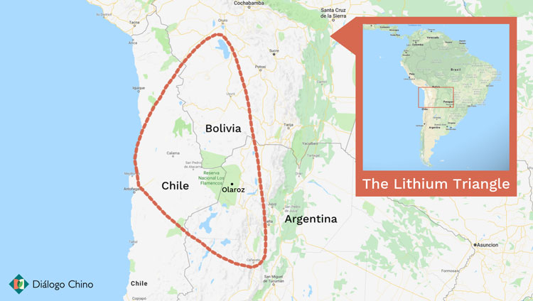 Литиевый треугольник в Южной Америке