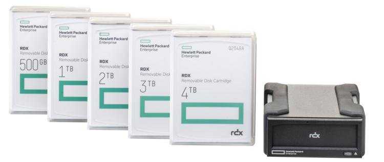  HPE RDX Removable Disk System: для резервного копирования ценных данных 