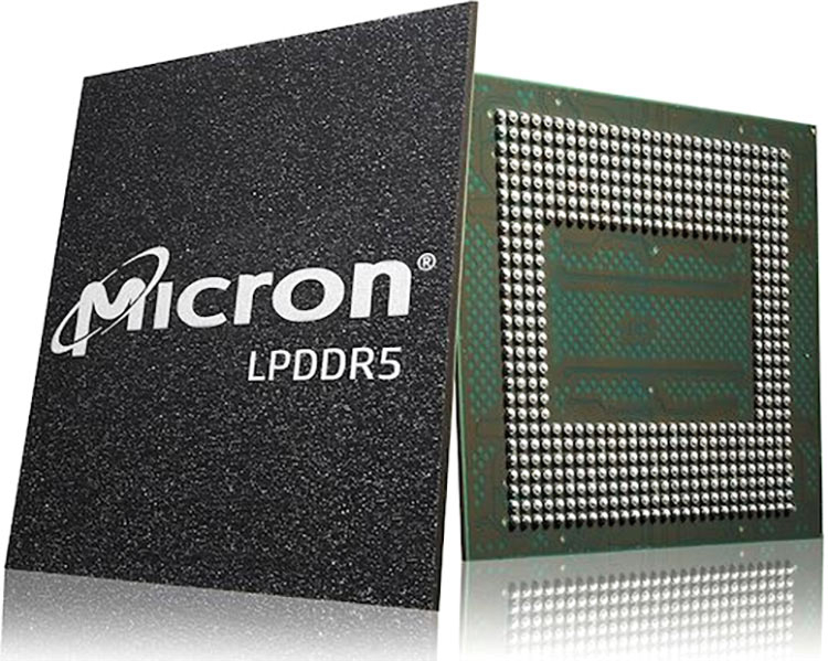  Дискретные чипы памяти LPDDR5 компании Micron 