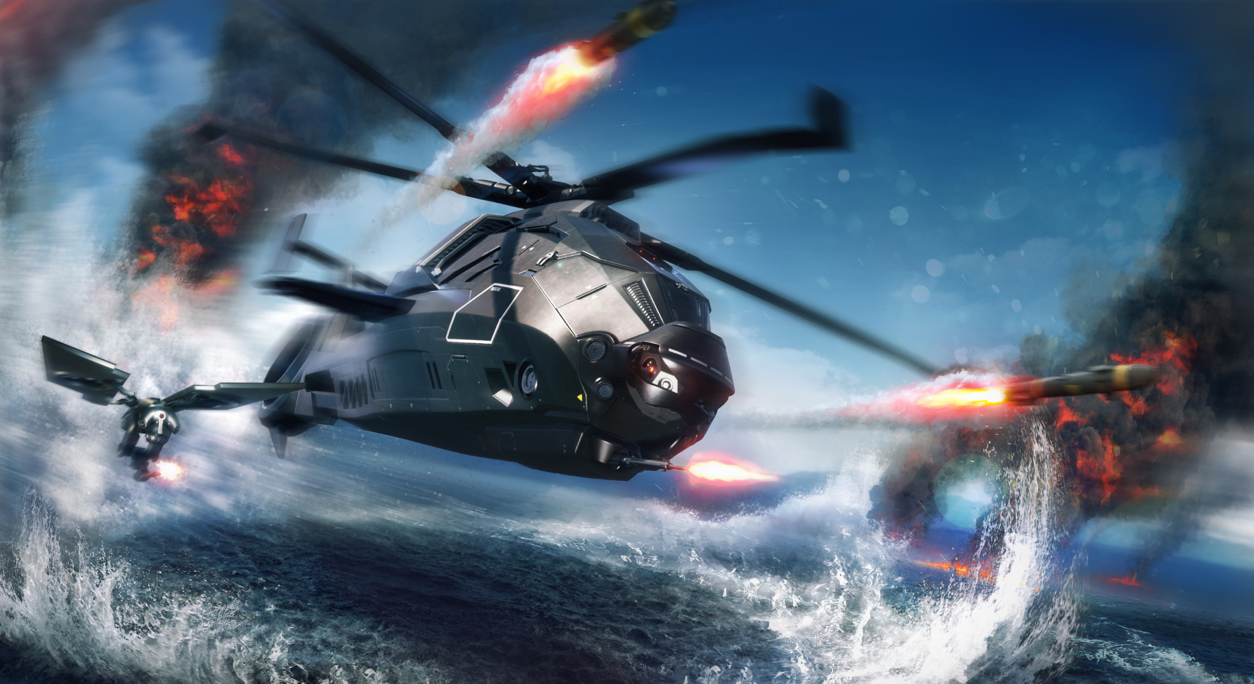 Вертолётная многопользовательская аркада Comanche вышла в раннем доступе Steam