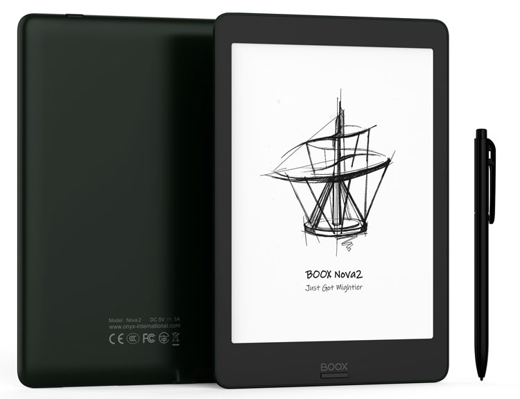 В России и в мире стартуют продажи 7,8-дюймовой электронной книги ONYX BOOX Nova 2