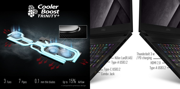MSI готовит тонкие игровые ноутбуки Stealth GS66 с Core i9-10980HK и GeForce RTX 2080 Super
