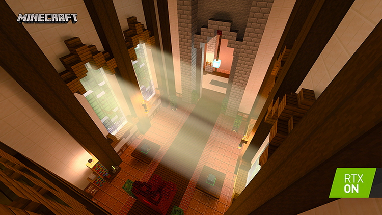 Crystal Palace RTX от GeminiTay. Карта на выживание в фэнтезийной тематике, где создан реалистичный замок в масштабе 1:1
