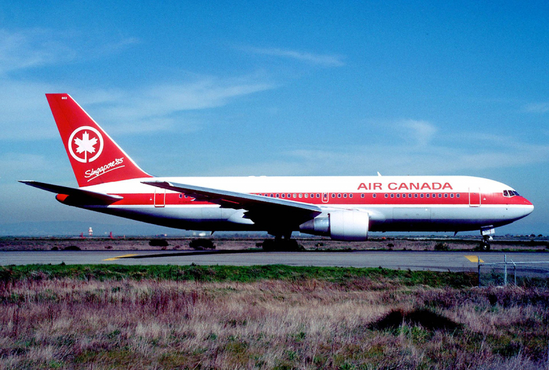  Boeing 767 авиакомпании AirCanada, названный планёром Гимли 