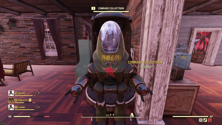 В Fallout 76 новый баг &mdash; робот-коммунист приносит пропагандистские листовки вместо ценной добычи"