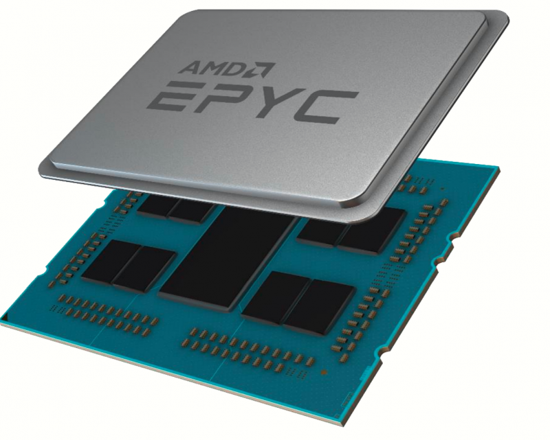  Рисунок 2. Корпус AMD EPYC серии 7002 (Источник: AMD). 