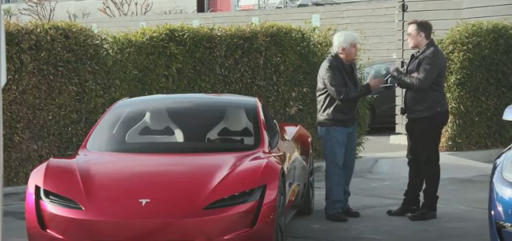 Электромобиль Tesla Roadster сможет ускоряться за счёт реактивной тяги