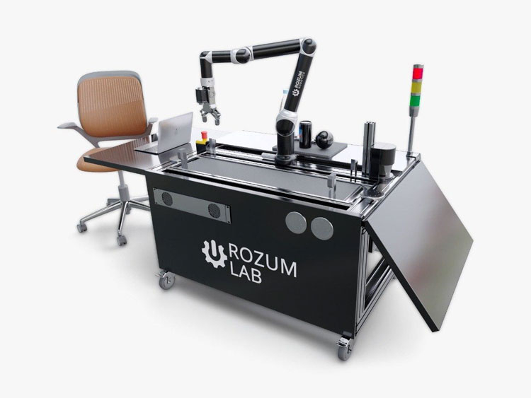 Роботизированный учебный комлекс Rozum Robotics (источник изображения Ростех)