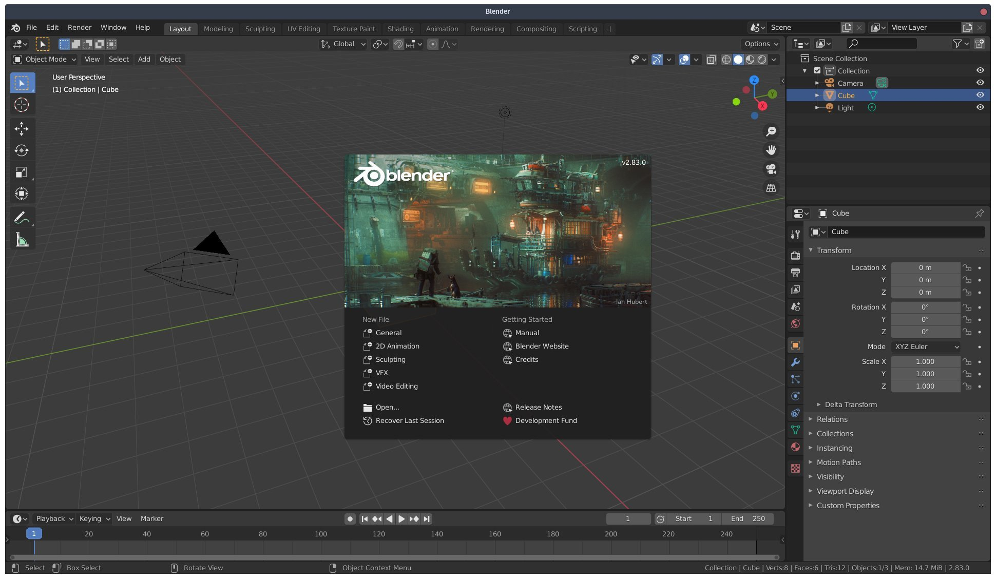 Видео: масса новшеств 3D-редактора Blender 2.83, включая поддержку VR, NVIDIA OptiX и OpenVDB