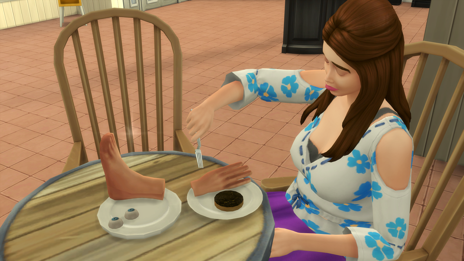 Салат с человеческим лицом: в новом дополнении к The Sims 4 появился канниб...