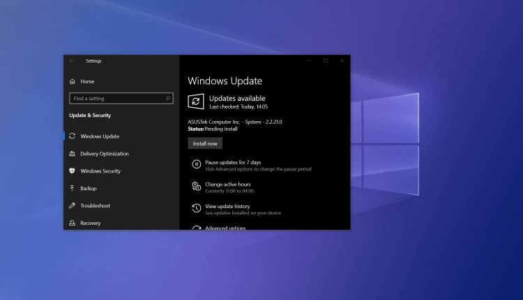 В Windows 10 сбоит обновление драйверов