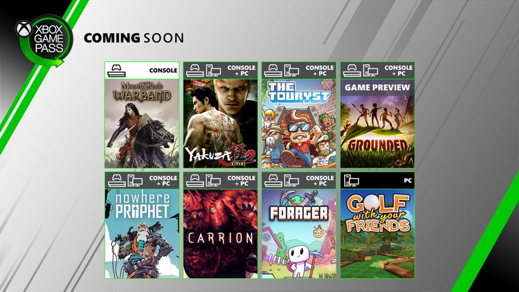Новинки в Xbox Game Pass: Yakuza Kiwami 2, Mount & Blade: Warband, Carrion и многое другое