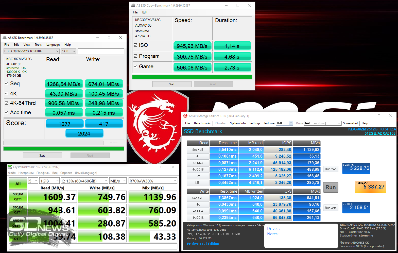 Обзор игрового ноутбука MSI GF65 Thin 9SEXR: четырехъядерные процессоры все  еще в деле / Ноутбуки и ПК