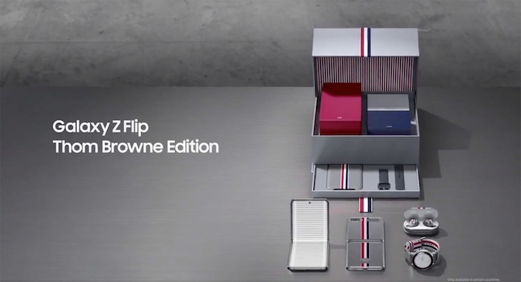 Samsung совместно с домом моды Thom Browne представит лимитированную версию Galaxy Z Fold 2