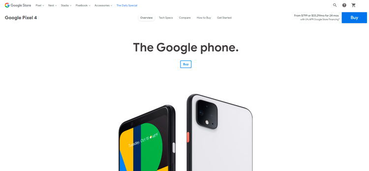 Google Pixel 4 пока ещё продаётся. Но надолго ли это?