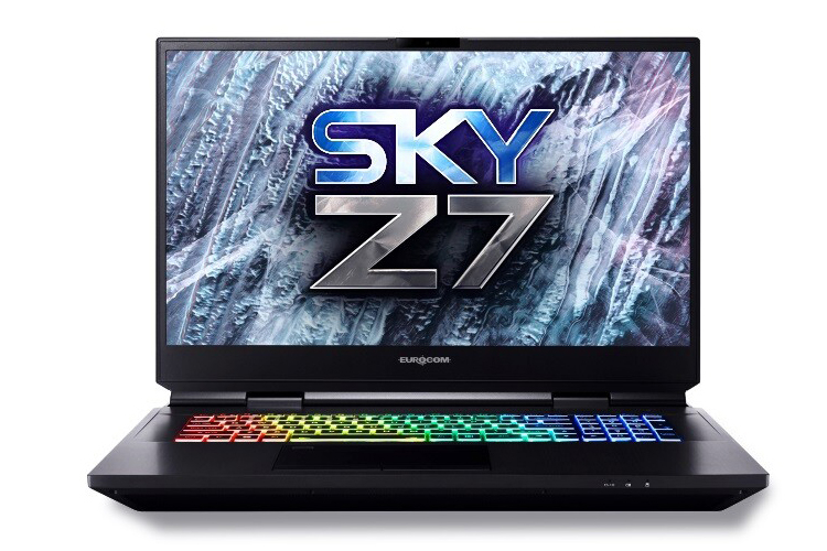 Представлен супер-ноутбук Eurocom Sky Z7 с 240-Гц дисплеем и чипом Intel Core i9-10900K