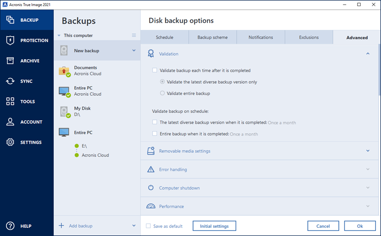 acronis true image data protection