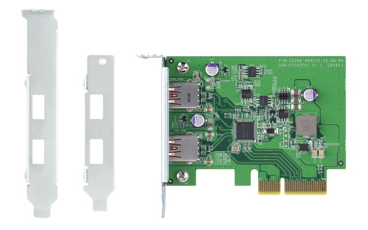 Новая карта расширения QNAP наделит компьютер двумя портами USB 3.2 Gen2