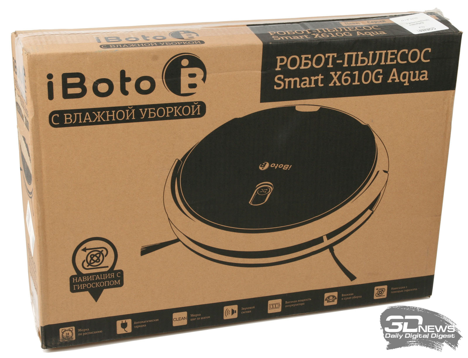 Новая статья: Обзор робота-пылесоса iBoto Smart X610G Aqua – просто чисто