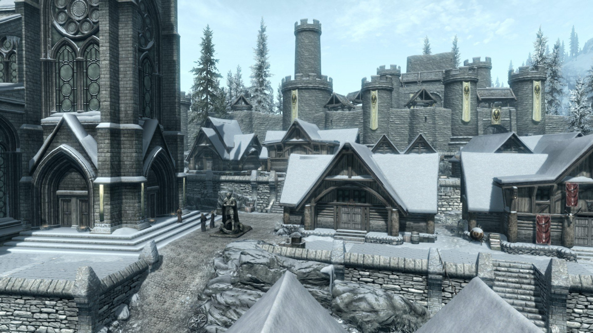 Задания в Бравиле в кинематографическом трейлере Beyond Skyrim — мода, который добавит в TES V весь Тамриэль