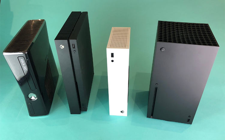  Xbox 360, Xbox One S, Xbox Series S и Xbox Series X 