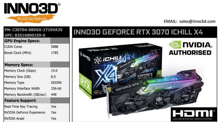Представлены неэталонные версии GeForce RTX 3070. Большинство с огромными системами охлаждения
