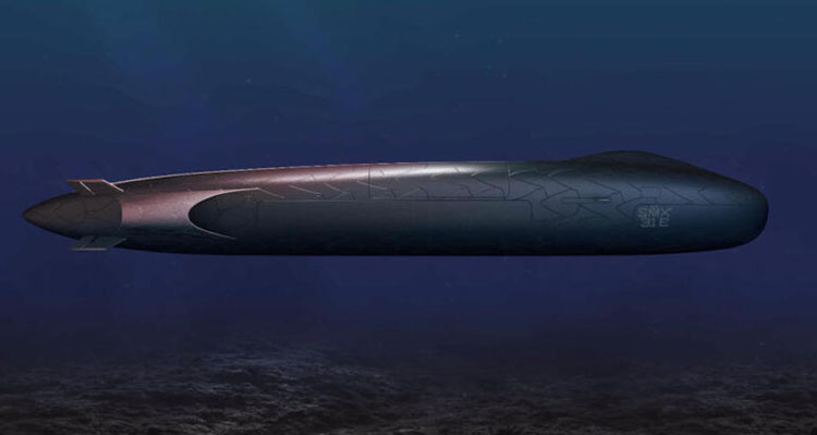  Концептуальный проект полностью электрической ударной подводной лодки. Источник изображения: Naval Group 