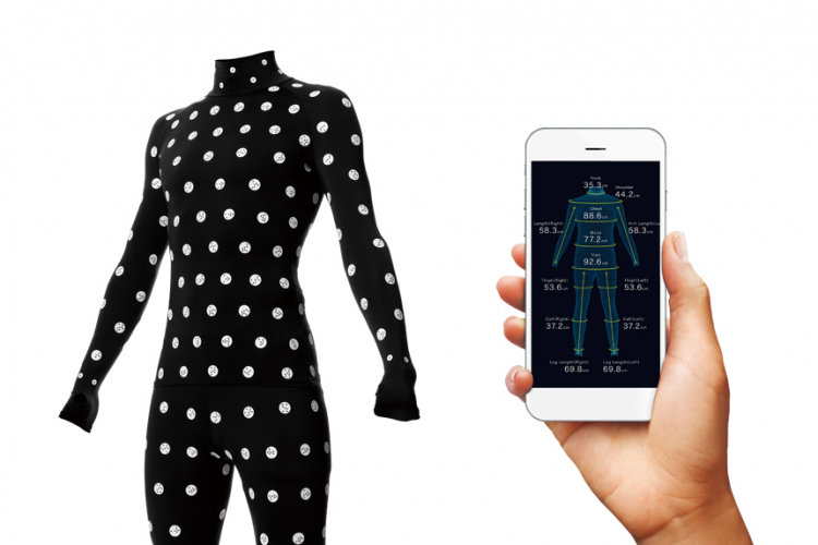 Улучшенный костюм в горошек от Zozo позволит измерить параметры тела для  заказов одежды онлайн
