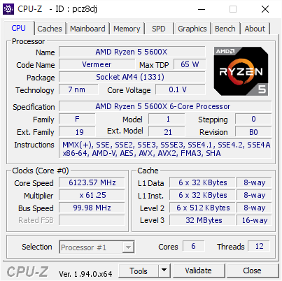 Источник изображения: CPU-Z