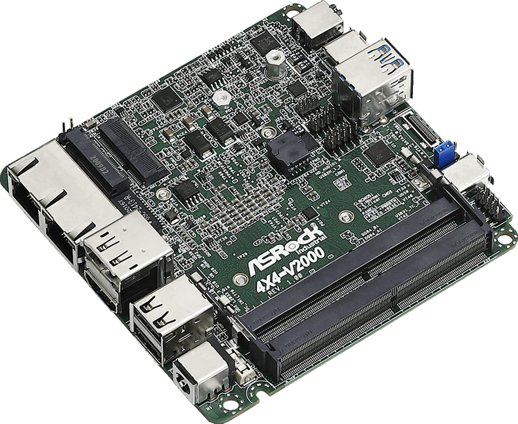 ASRock introduced compact boards with AMD Ryzen V2000 processor based on Zen 2.