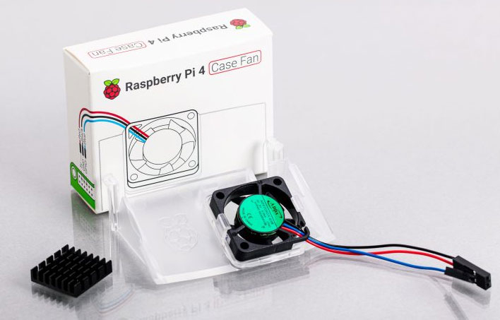 Raspberry Pi 4 получил официальный корпусный вентилятор стоимостью $5