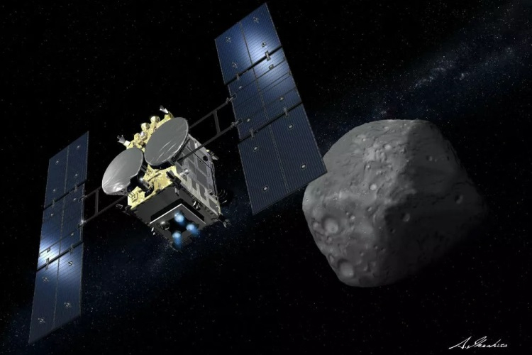 Капсула с грунтом астероида отделилась от зонда «Хаябуса-2»