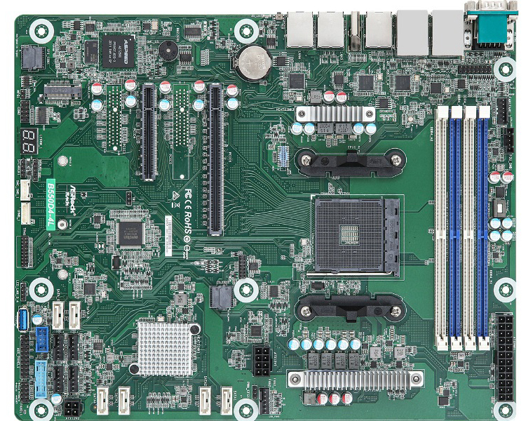 ASRock Rack B550D4-4L server board supports AMD Ryzen 5000 processors