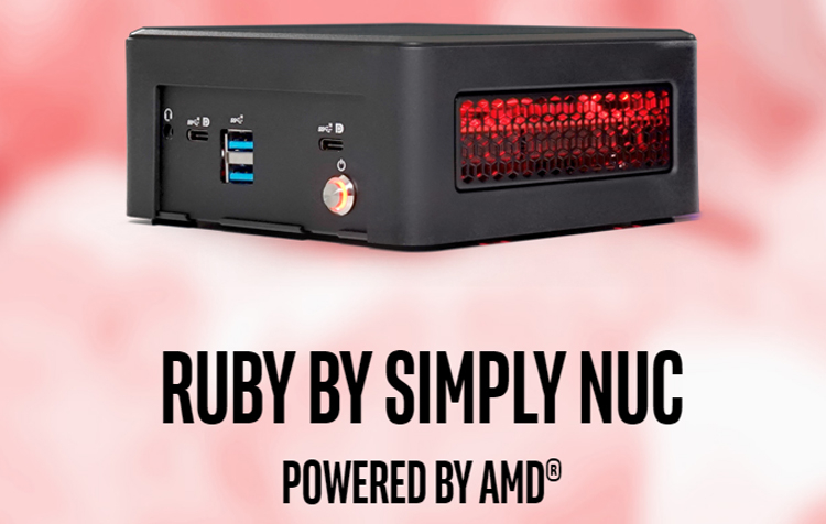 Simply NUC Ruby and Topaz nettops feature AMD Ryzen 4000 and Intel Tiger Lake chips