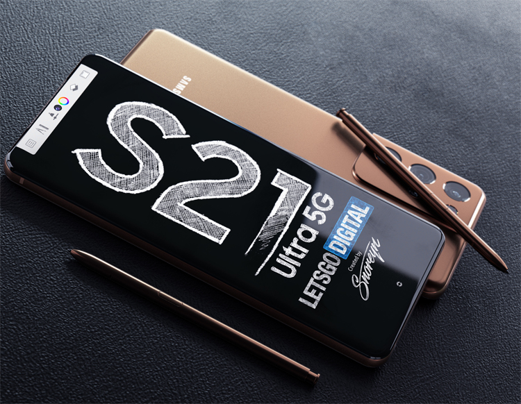 Флагман Samsung Galaxy S21 Ultra с пером S Pen предстал на качественных рендерах
