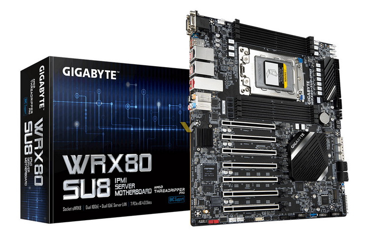 Gigabyte is preparing a motherboard on WRX80 chipset - AMD Ryzen Threadripper PRO chipset will be available soon