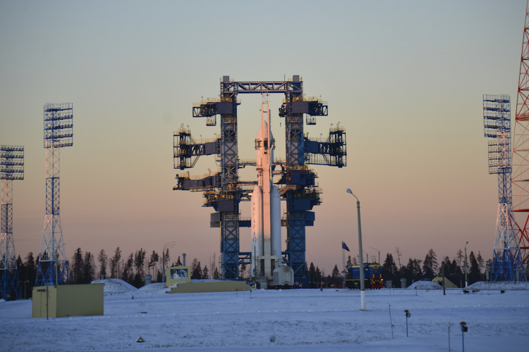  «Ангара-А5» на космодроме Плесецк перед пуском 