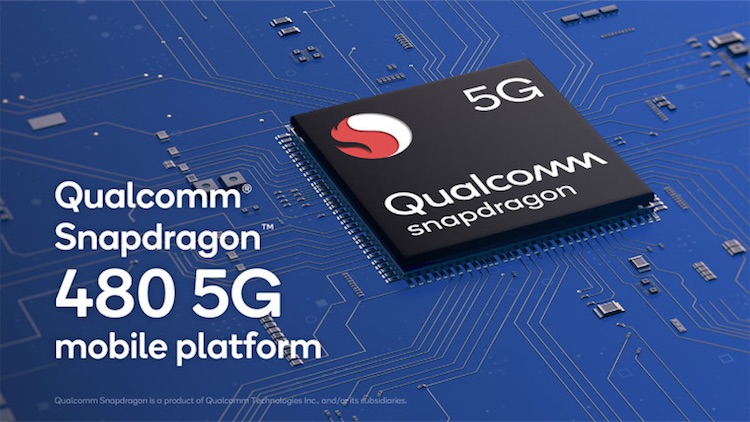 Qualcomm представила процессор Snapdragon 480 для бюджетных 5G-смартфонов