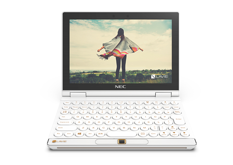 Представлен сверхкомпактный ноутбук NEC LAVIE MINI, который можно превратить в портативную консоль