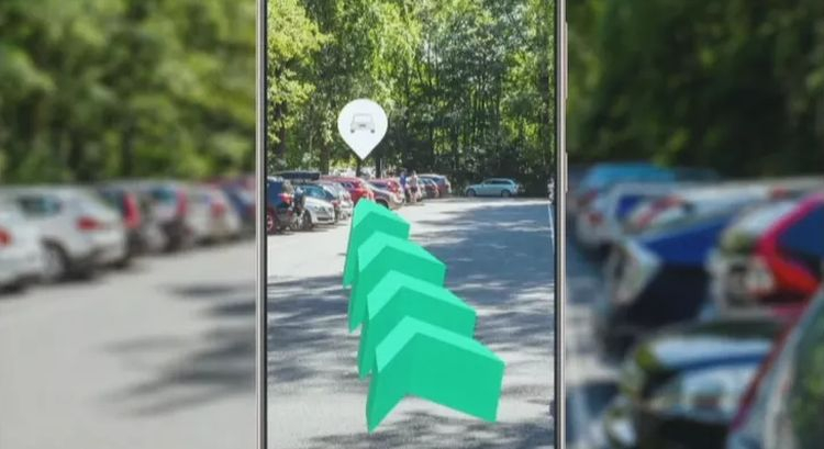 Інтерфейс пошуку автомобіля на парковці Інтерфейс пошуку автомобіля на парковці