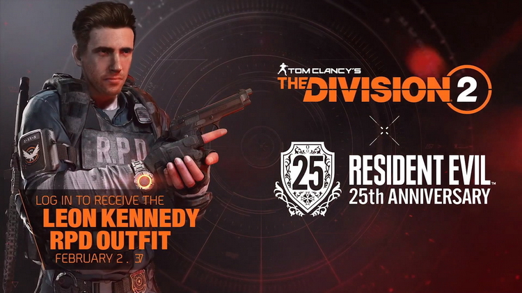 В сетевом шутере The Division 2 появятся костюмы и снаряжение из серии Resident Evil