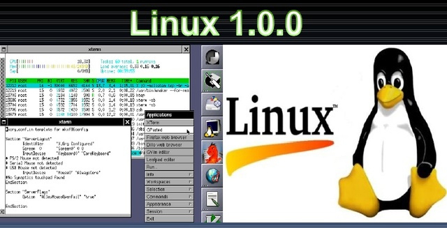  Linux 1.0.0, 1994 год 