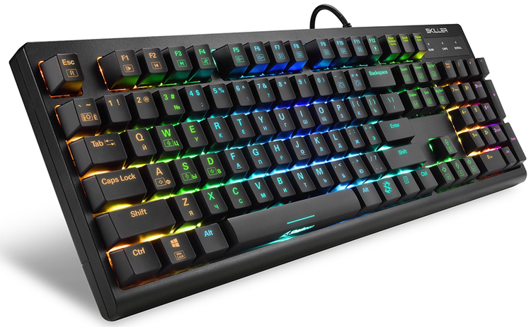 Представлена механическая клавиатура Sharkoon Skiller SGK30 с RGB-подсветкой