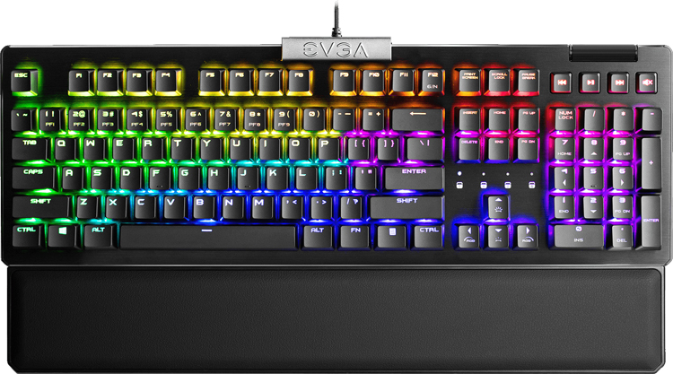 Представлена игровая клавиатура EVGA Z15 на механических переключателях Kailh